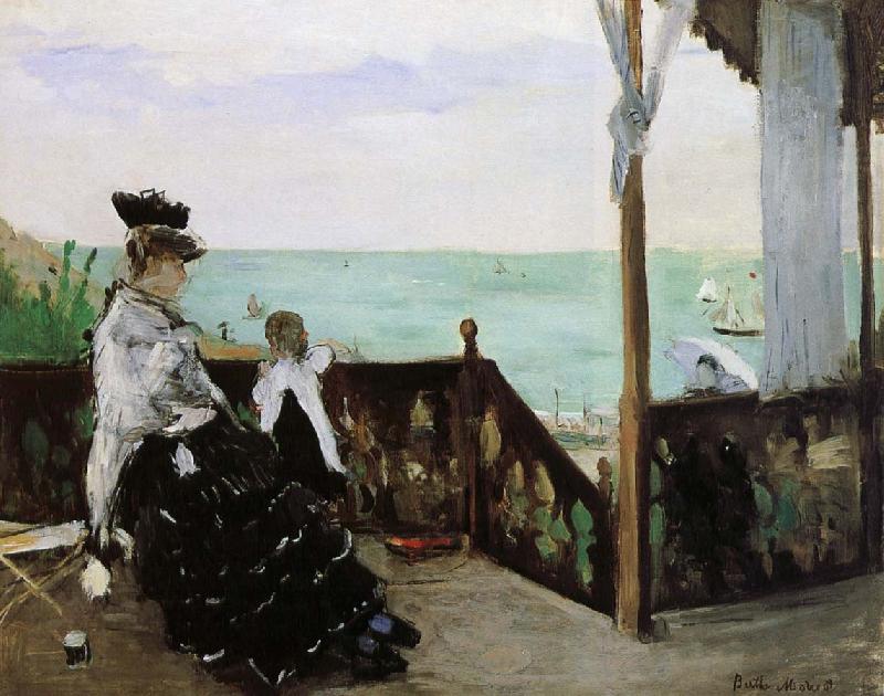 Berthe Morisot Seaside villa oil painting picture